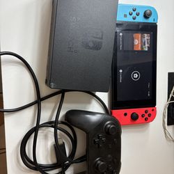 Nintendo Switch Bundle - Perfect Condition + Official Pro Controller