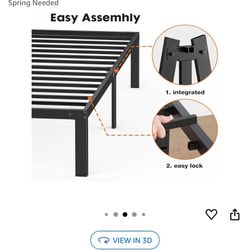 Twin Metal Black Frame