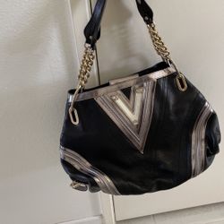 Versace Black Handbag