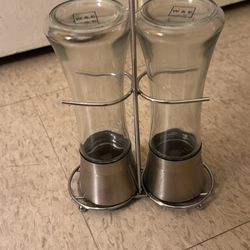 W & E Salt and Pepper Shakers