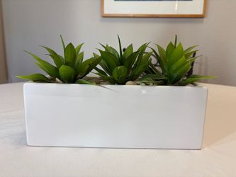 Nearly Natural Faux Agave Succulent Planter (45 chars)