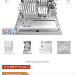 NEW Smart Samsung Panel Ready Dishwasher Never I Stalled Paid $1200 Selling For $500