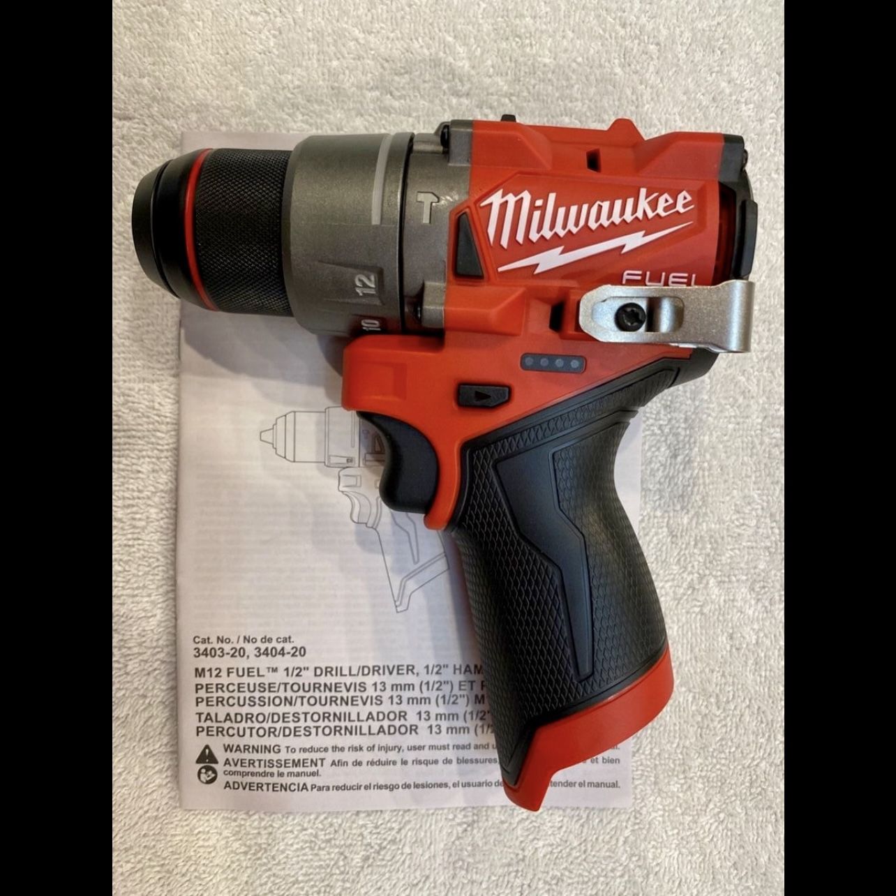 Milwaukee M12 Fuel brushless 1/2 in. hammer drill