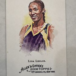2008 ALLEN & GINTER LISA LESLIE BASKETBALL CARD WNBA #247 ~ MULTIPLES AVAILABLE