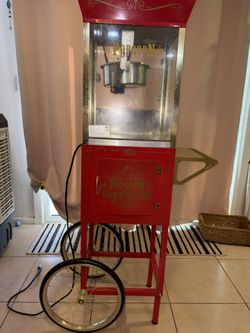 Vintage 10-Ounce Professional Popcorn & Concession Cart