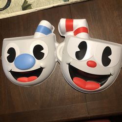 Cuphead And Mugman Halloween Masks