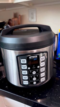 Aroma Digital Rice Cooker w/ Steamer Tray – 20 Cup 🍚