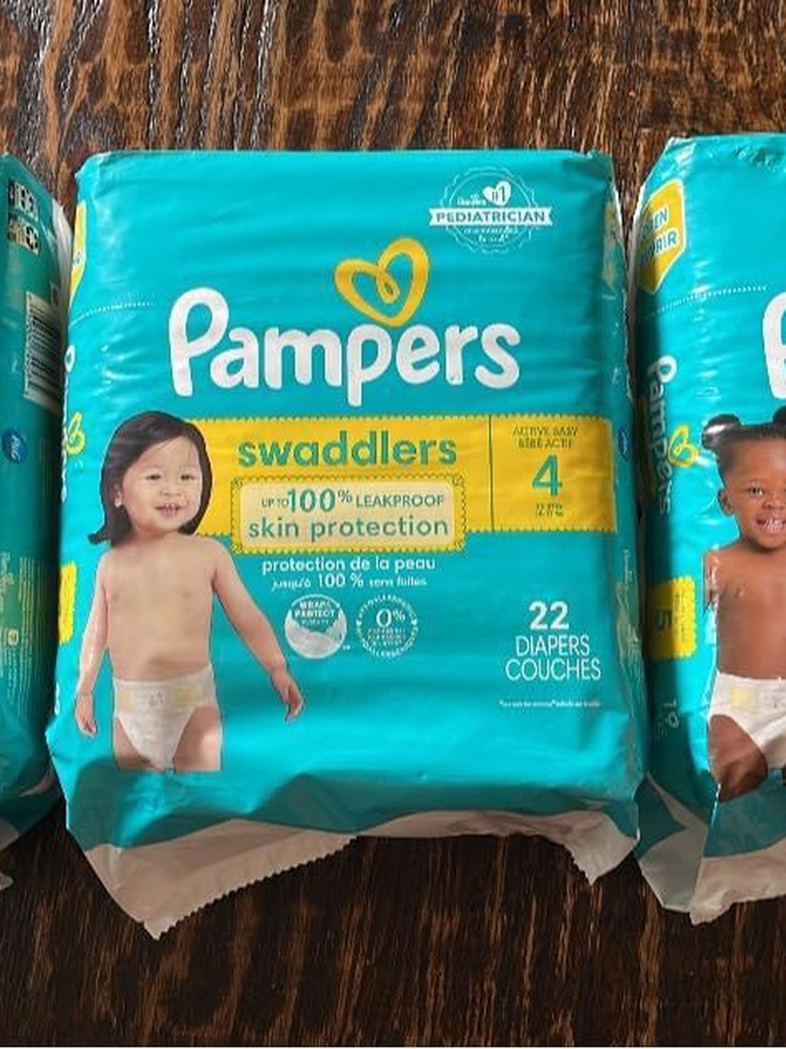 Huggiesq Little Swimmers Size 3 & 4. Pampers swaddlers size 4 & 5 $6 Each