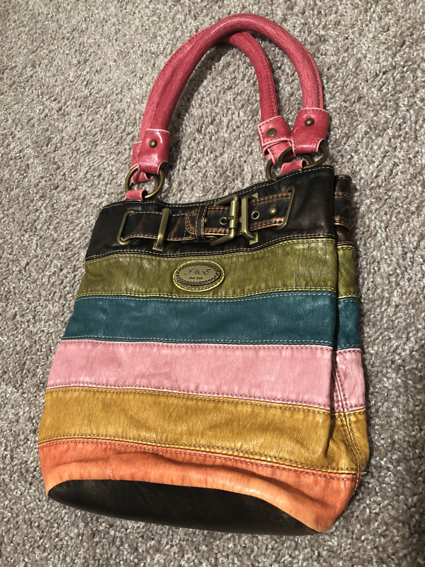 Multicolor Handbag Purse