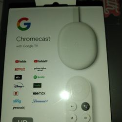 Chromecast with Google TV (HD) - Snow

