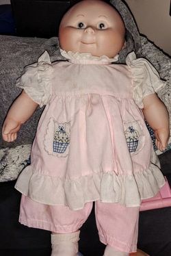 Vintage Porcelain Cabbage Patch Kids Baby Doll