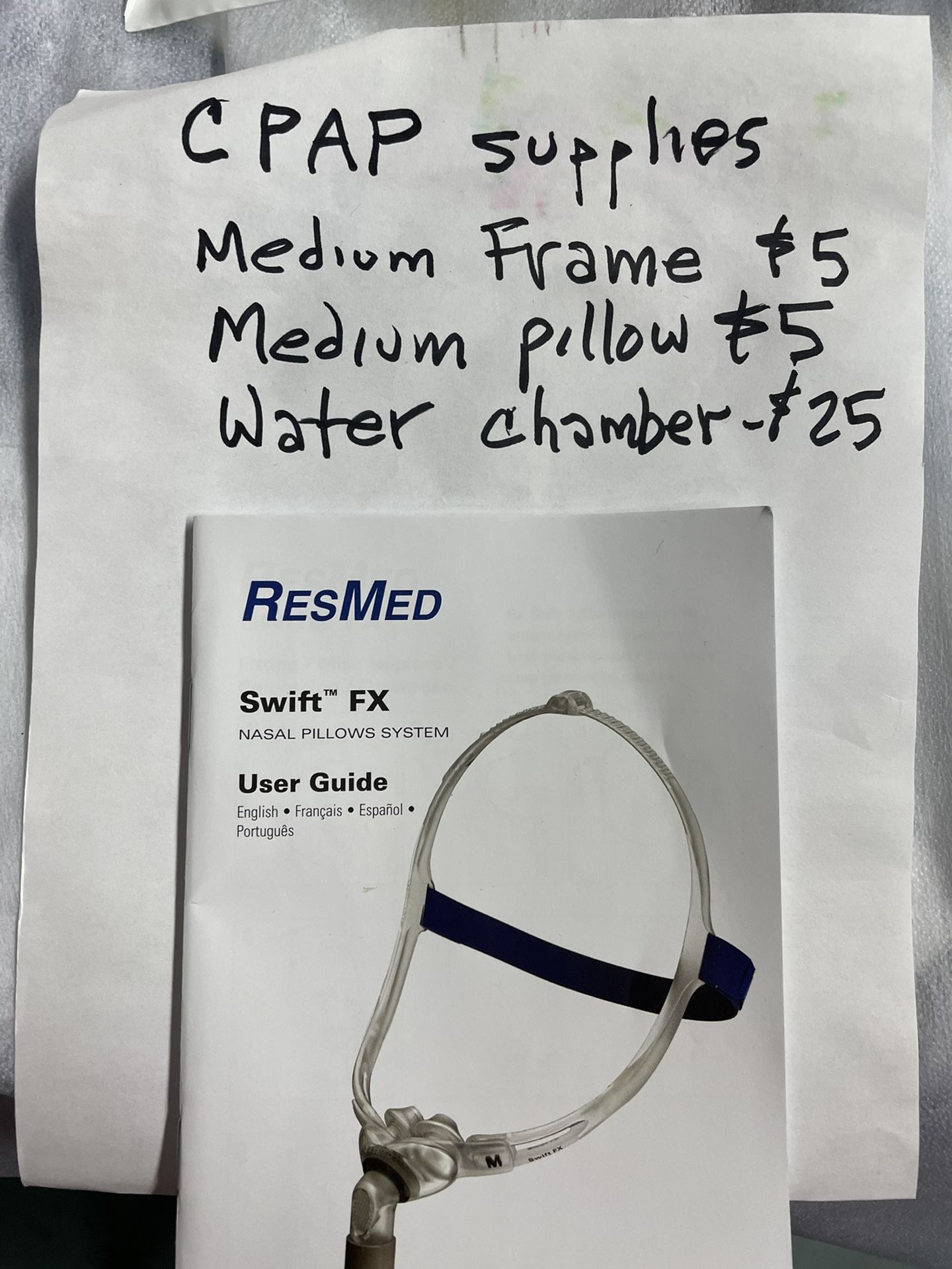CPAP Supplies-start At $5