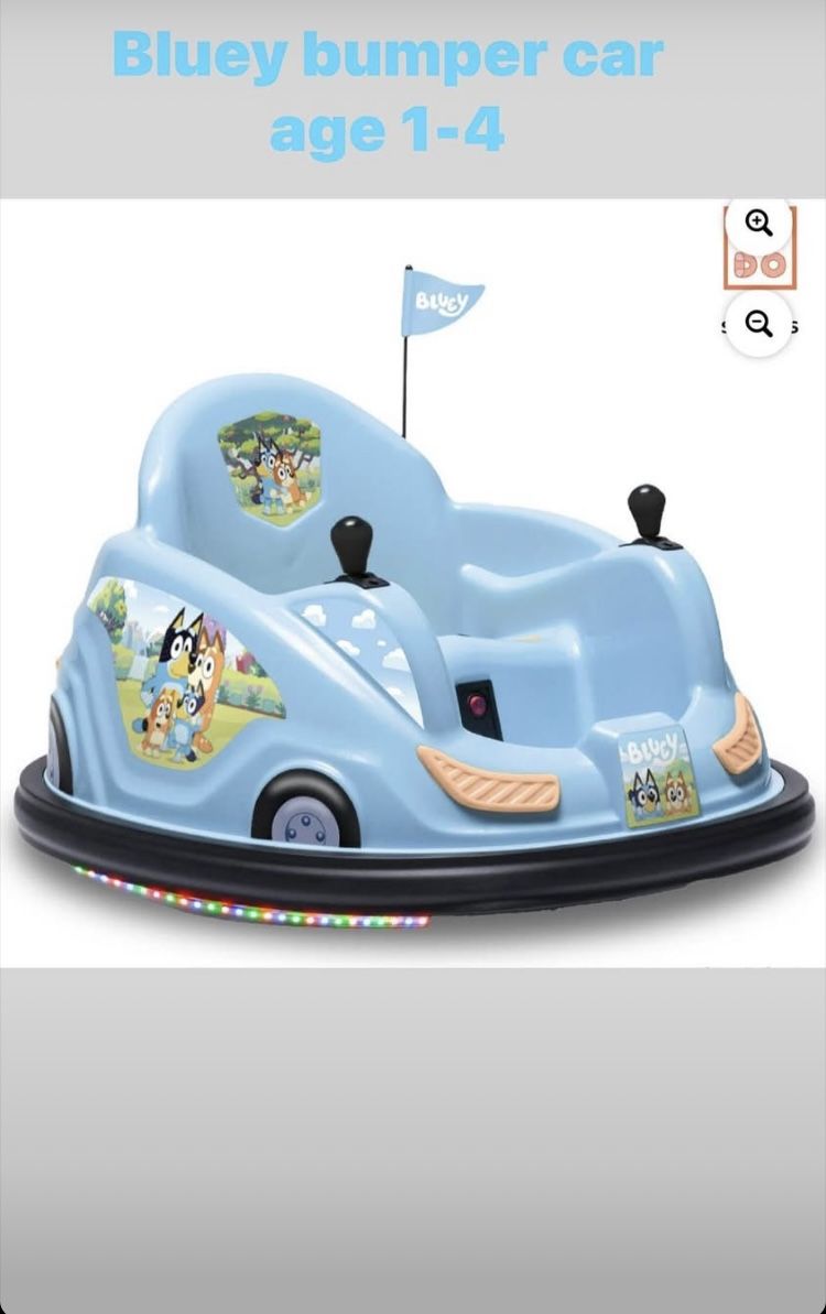 6V Bluey Bumper Car