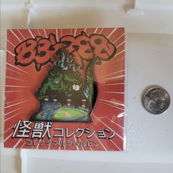 BBCre8 Godzilla at Dodgers Stadium Pin LA Comic Con Exclusive