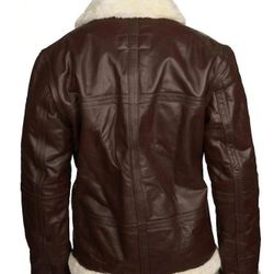 B3 BOMBER REAL SHEEP SKIN LEATHER JACKET AVAILABLE IN 2 DIFFERENT SIZES 