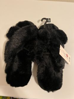 Secret treasures women's online fur slide