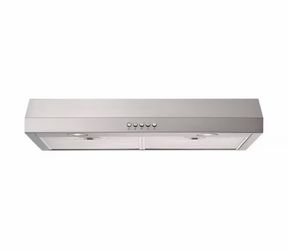 30 in. 320 CFM Convertible Under Cabinet Range Hood in Stainless Steel with LED Lighting and 3 Fan Speeds