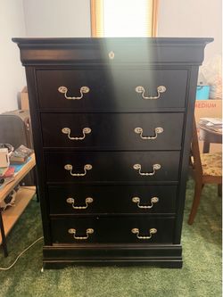 Solid wood dresser