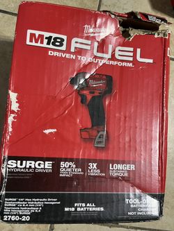 Milwaukee SURGE" 1/4" Hex Hydraulic Driver