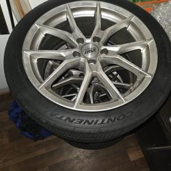 Set Of 4 Rims And Tires 112×5 (245/40 R18)