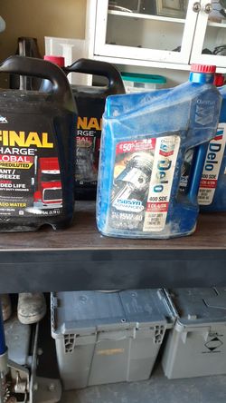 Truck oil and coolant