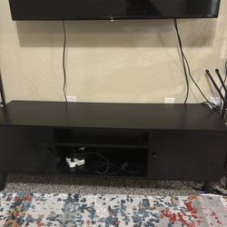 Black Brown Tv stand
