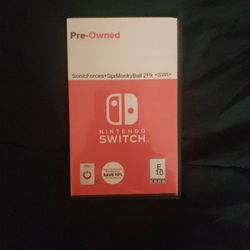 Sonic Force Super Monkey Ball 2 Pack Nintendo Switch Game