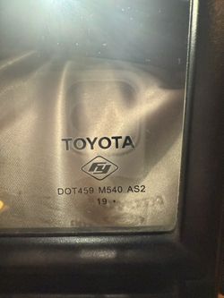 2019-2025 Rav4 Front Side Door Window