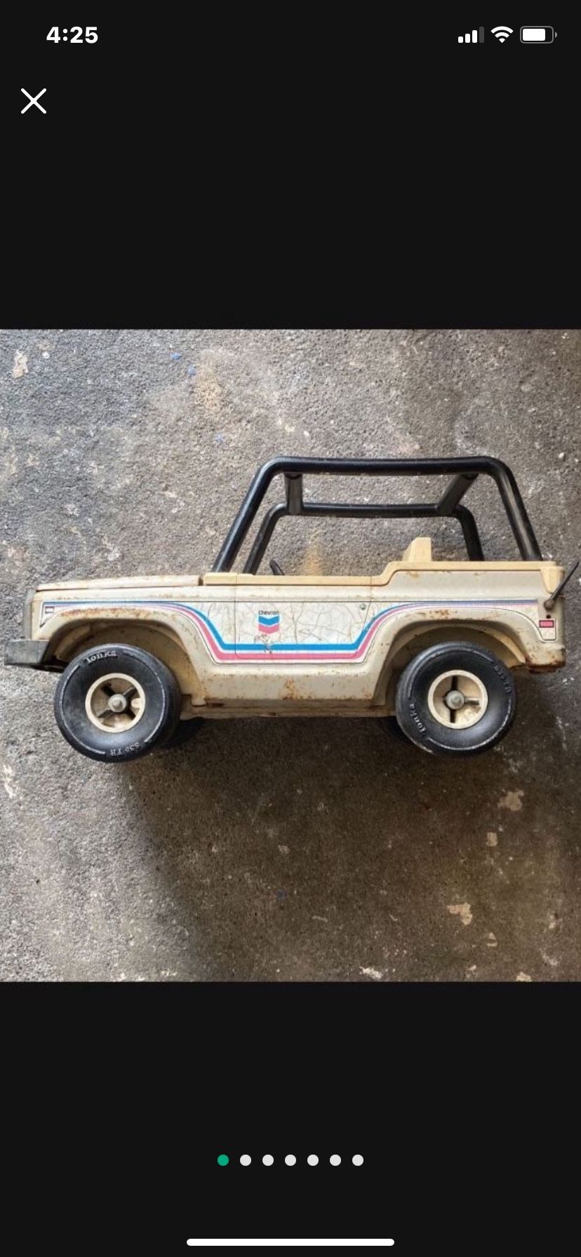 Vintage Full Size Tonka Chevron Bronco
