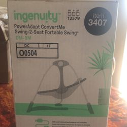 Baby Swing 2-seat Portable Swing