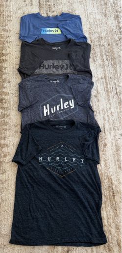 4 Hurley shirts size small