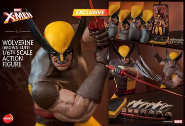 Hono Studios/Hot Toys X-Men Brown Suit Wolverine Exclusive Brand New