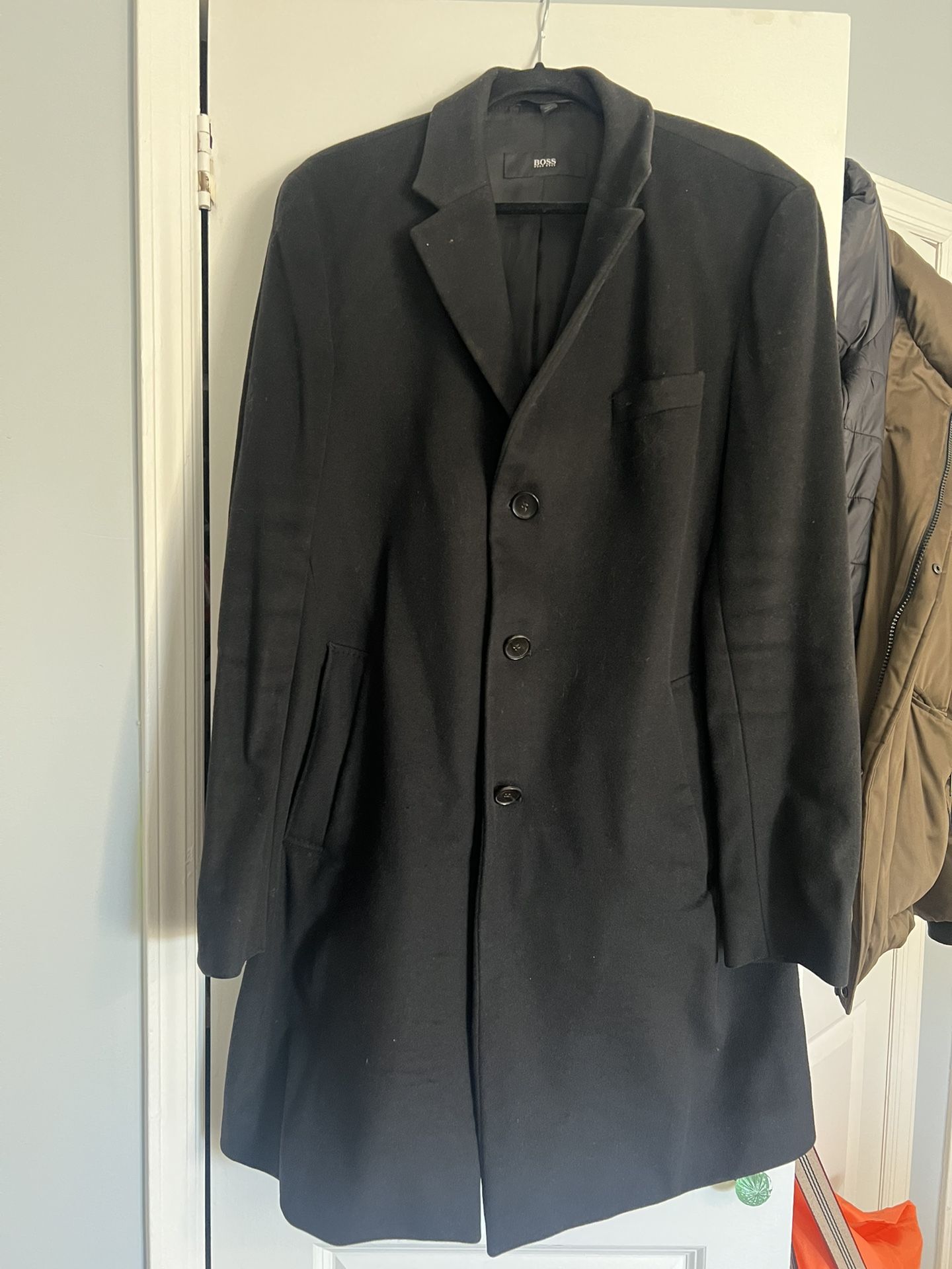 Hugo Boss Men’s Wool Cashmere Pea Coat