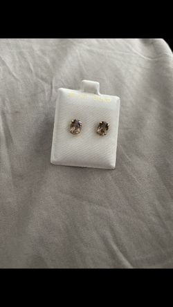 14k Gold Diamond Earrings