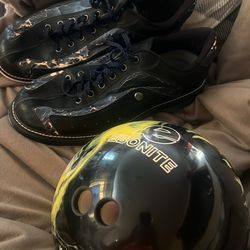Bowling Ball And Shoes 