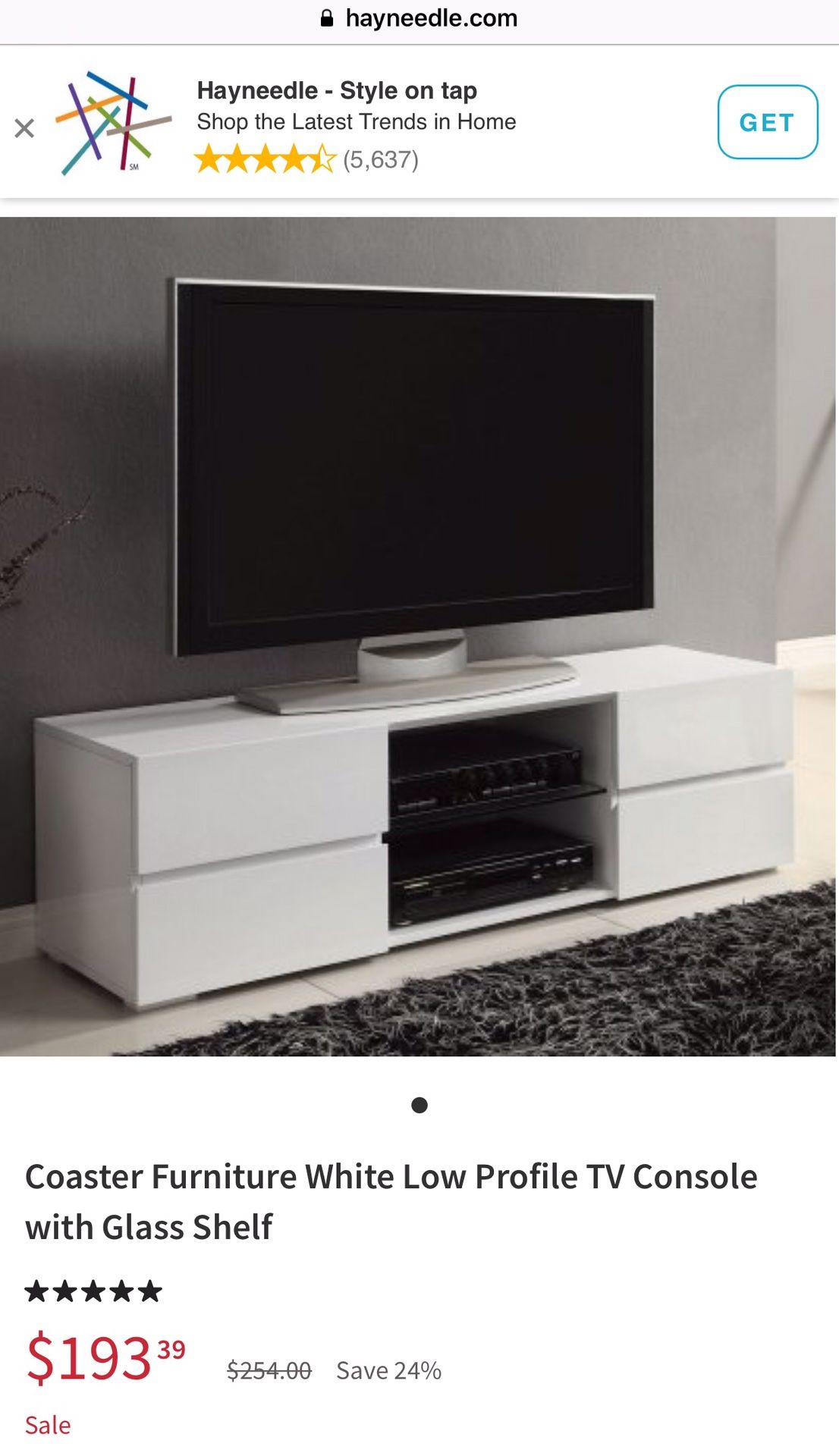 BRAND NEW MODERN TV-STAND FOR SALE- 150$