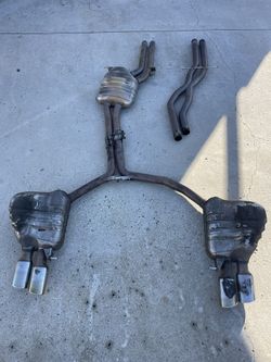 Audi B8 S4 Stock Exhaust With Resonator Delete