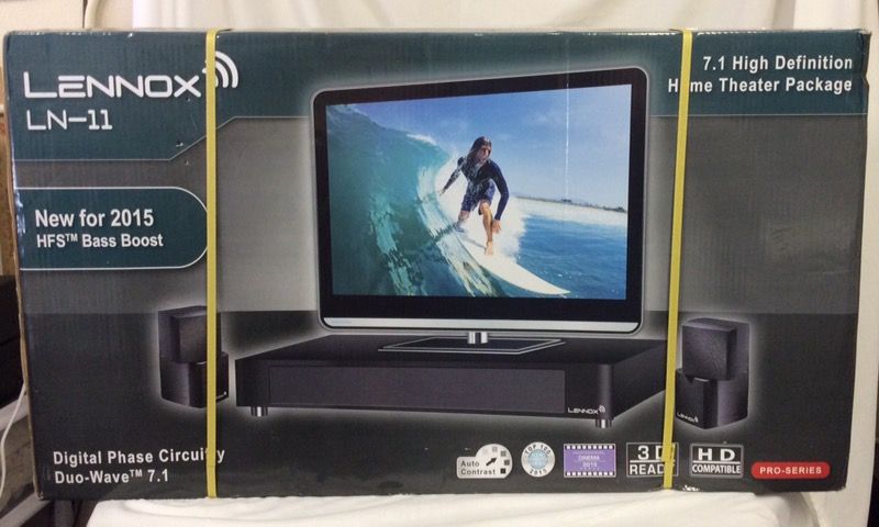 Lennox LN-11 Pro-Series 7.1 High Definition Home Theater Speakers Package