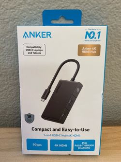 NEW Anker 332 5-in-1 USB-C Hub