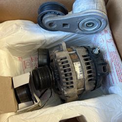 2018 GMC Sierra 2500 Hd Duramax Alternator Core For Parts Are Repair Pully And Tensioner
