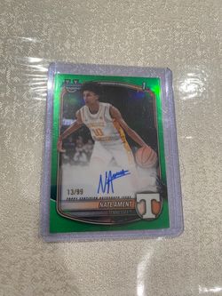 2025 Bowman U Chrome Nate Ament Auto Green /99