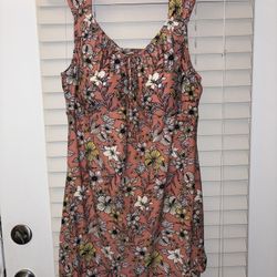 New With Tags No Boundaries Orange Ruffle Hem Dress Size XXL