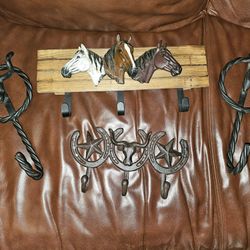 Western cast iron wall decors