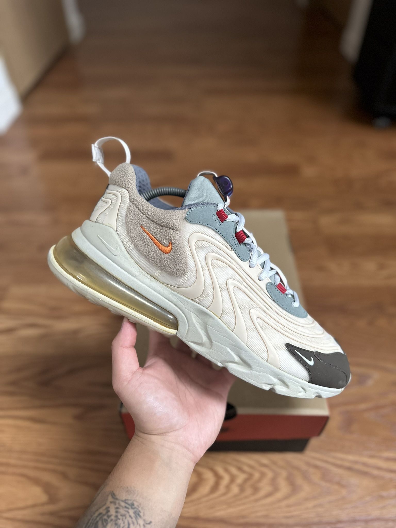 Nike Air Max 270 React Travis Scott Cactus Trail Size 11