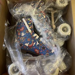 Women's Beautiful Impala Roller Skates, Size 6, Knee/Elbow/Wrist Pads