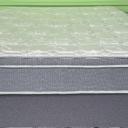 Full Size Mattress Set Box Spring & Bed Frame Optional 