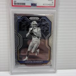 Justin Herbert football card