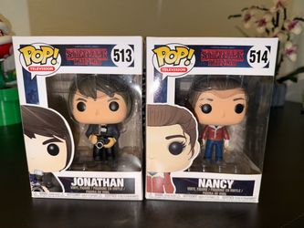 Stranger Things Jonathan and Nancy Funko Pops