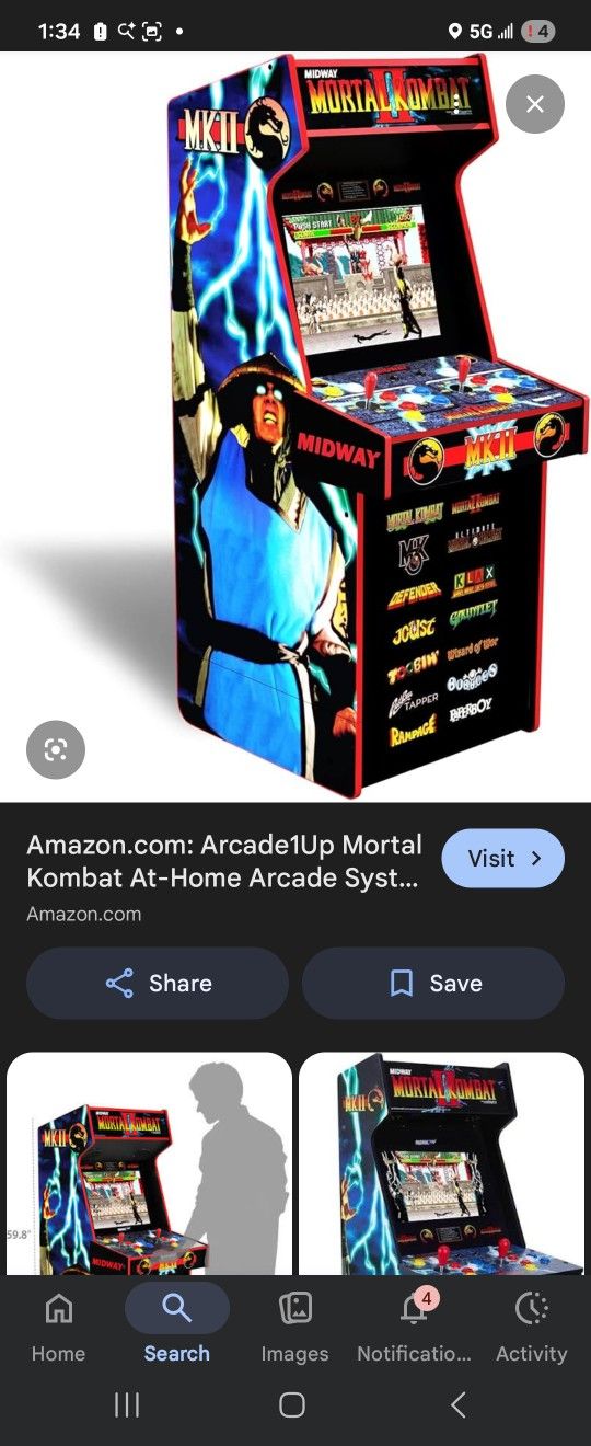 Arcade Up Brand New Mortal Kombat