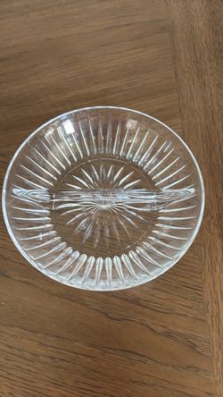 Princess house Clear Cut Glass Decorative Bowl